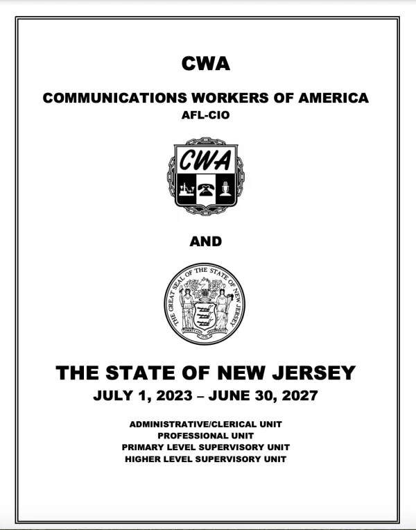 State of NJ CWA/CBA 2023-2027
